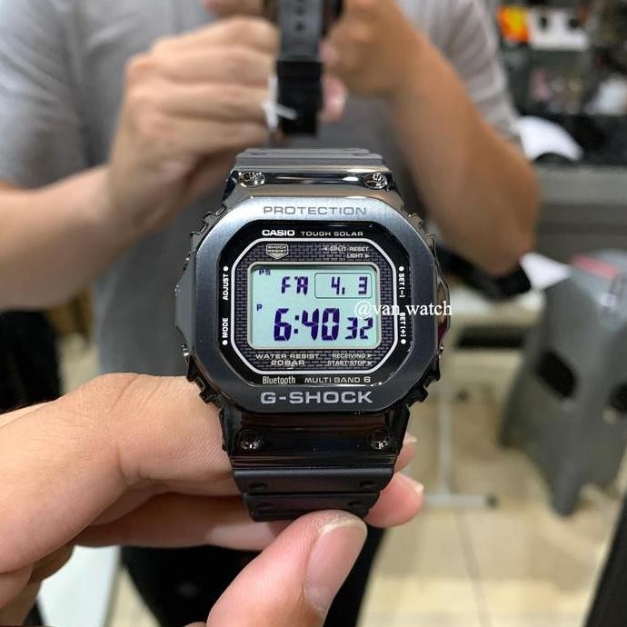 Ready  Casio Gshock GMW B5000G-1 Original Toughsolar Multiband