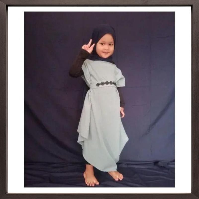 Termurah Outer kaftan anak outer kaftan kondangan outer kaftan belt outer kaftan rompi QGE-67