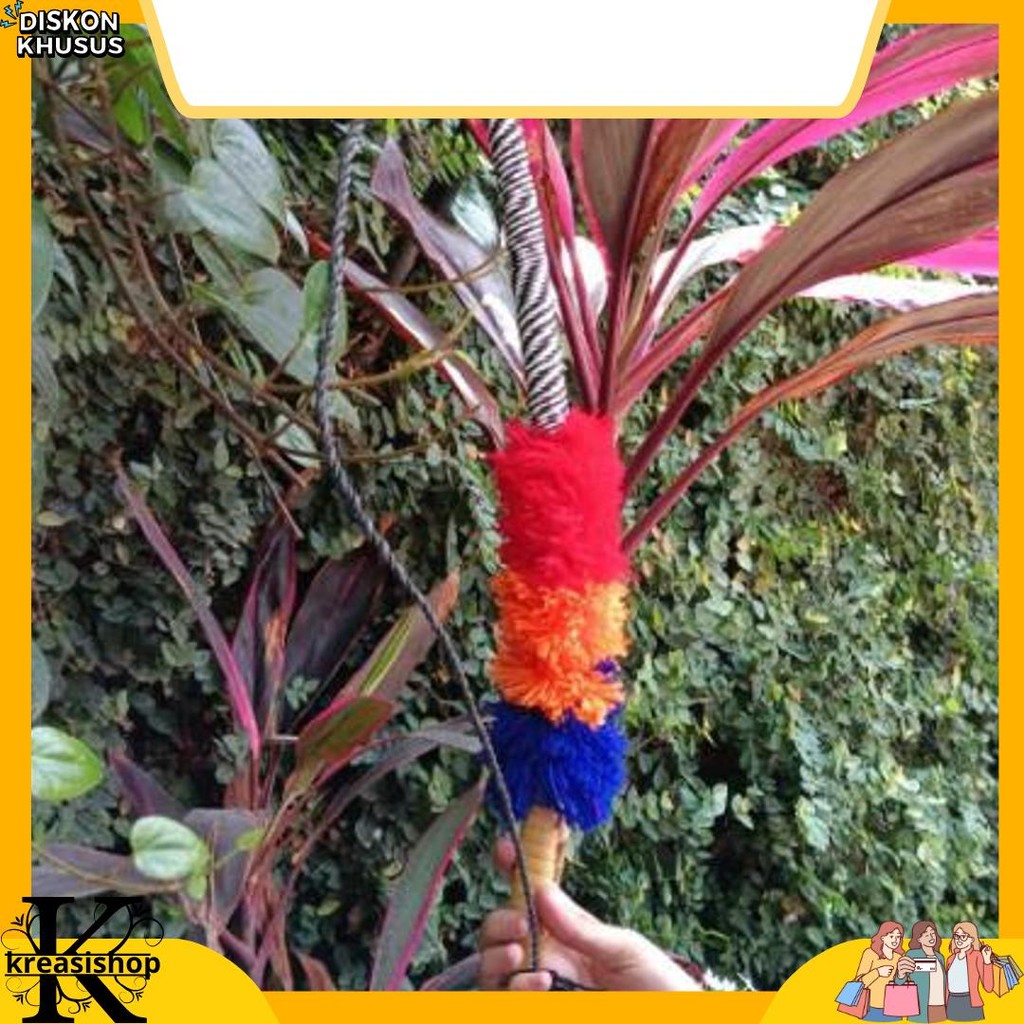 Original cambuk bopo besar 1,5 meter pecut bopo cambuk tari pecut tari jederan cemeti cambuk bopo pe