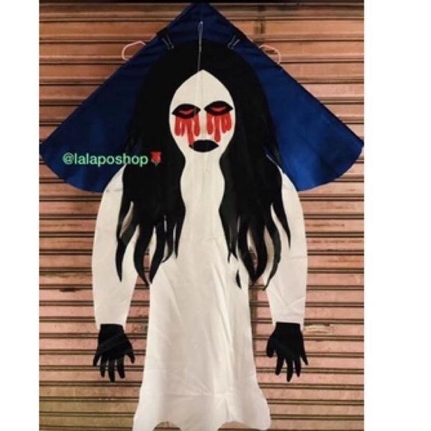 (Best) layangan seram,layangan kuntilanak ,layangan kain ,mainan anak