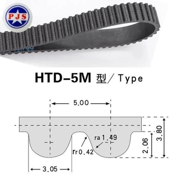 Timing Belt Htd 5M 1760 Lebar 20Mm Murah Berkualitas