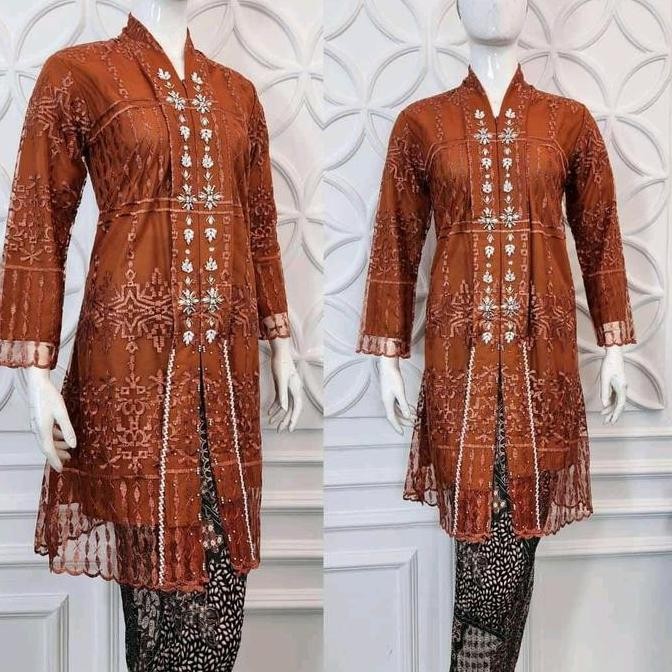 Kebaya Kartini Tunik Payet /kebaya tille Panjang