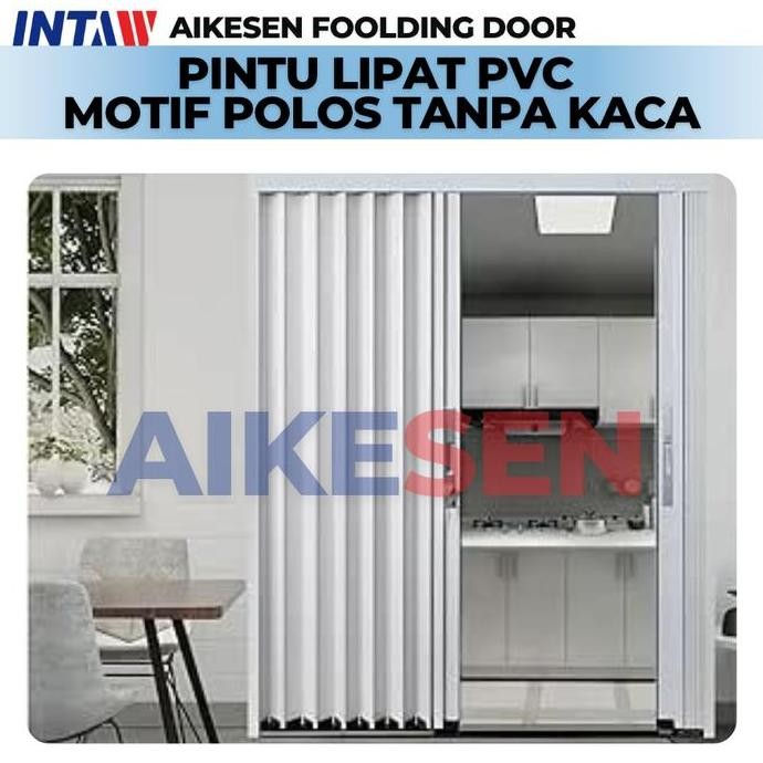 FLASH SALE / PINTU LIPAT PVC POLOS TANPA KACA  /PINTU GESER PVC MURAH  PVC FLOODING DOOR / PINTU PEN