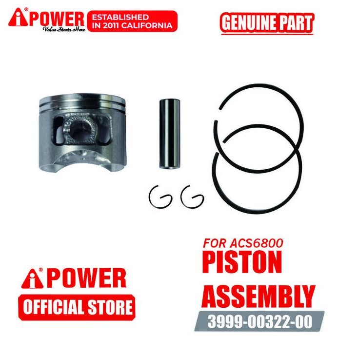 JB PISTON ASSEMBLY  UNTUK CHAINSAW / MESIN POTONG ACS6800 None