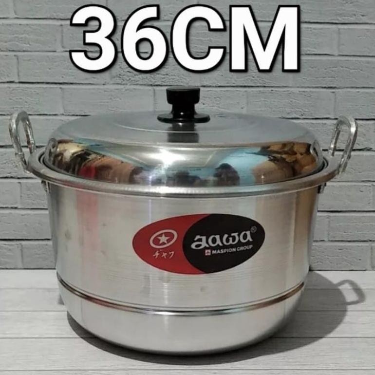 Panci kukusan jawa 36 cm/panci dandang/panci langseng jawa maspion 36 cm