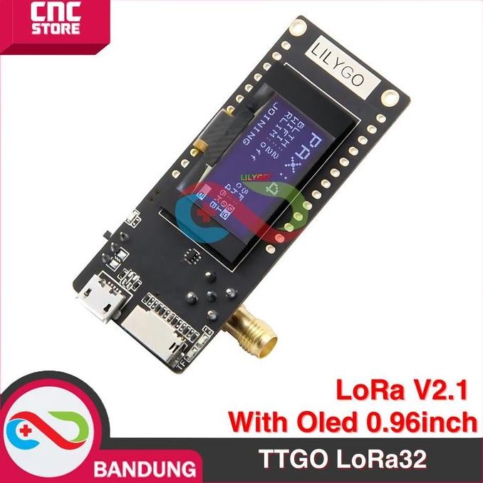 Lilygo Ttgo Lora32 Lora V2.1 915Mhz 433Mhz Esp32 Oled 0.96 Wifi Ble Baru