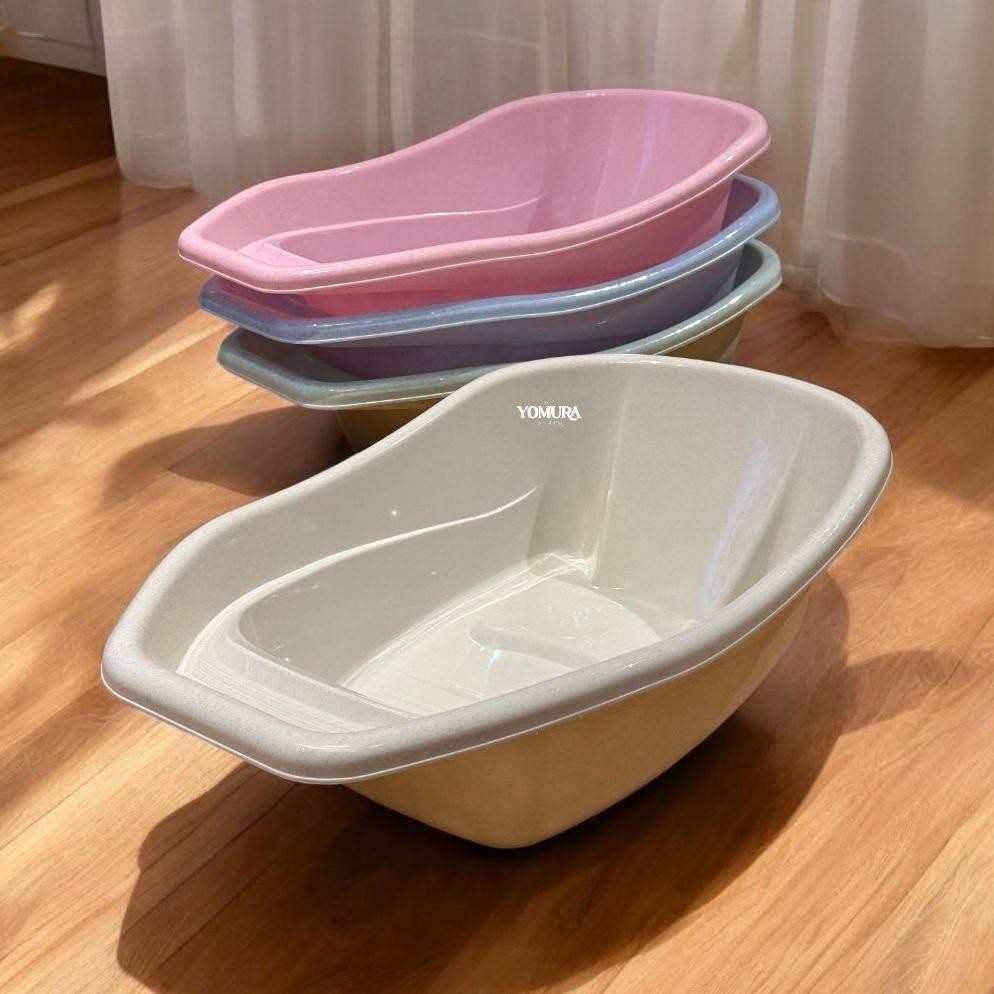 Terlaris Rt-4 Yomura Bak Mandi Bayi Jumbo+Senderan Bpa Free/ Baby Bathup Besar/ Tempat Mandi Bayi An