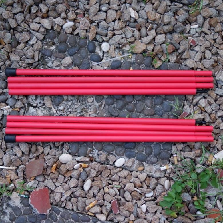 Kamoro Tiang Flysheet 200X200 Cm - Tent Set Frame Sepasang