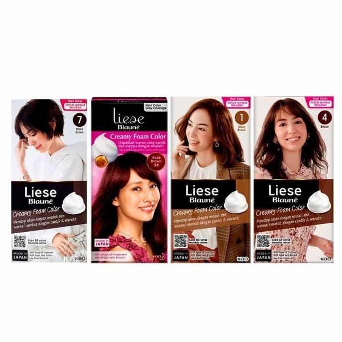 Liese Blaune Bubble Hair Color Cat Rambut Uban Japan Original Series