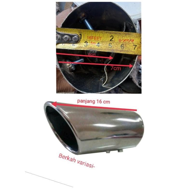 Muffler/buntut knalpot mobil/corong knalpot mobil Avanza Xenia sigra