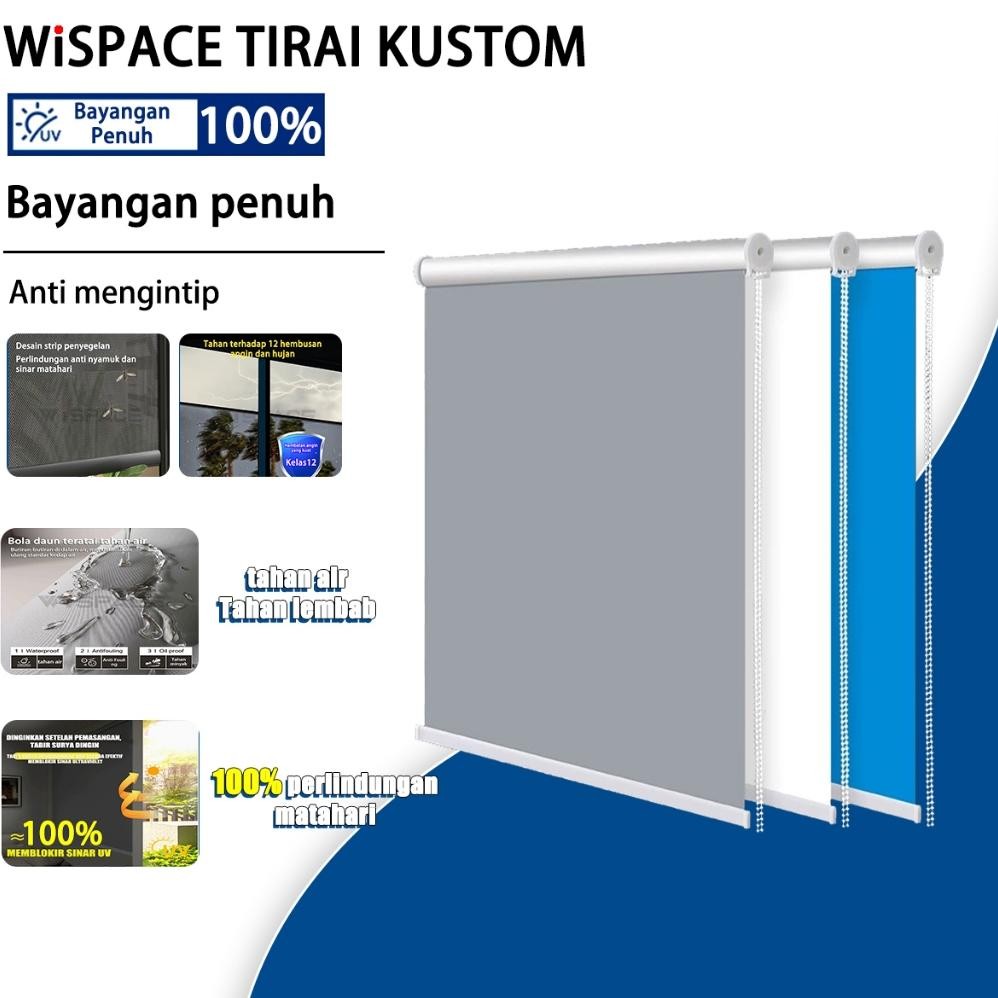 Tirai Gorden Tirai Kantor Tarik Roller Blind Tirai Jendela Aesthetic Gorden Tarik tirai roller Tirai