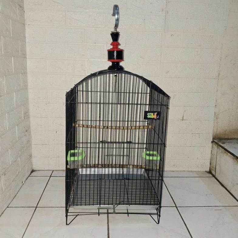 KANDANG BESI GANTUNG SANGKAR KOTAK LIPAT NO3