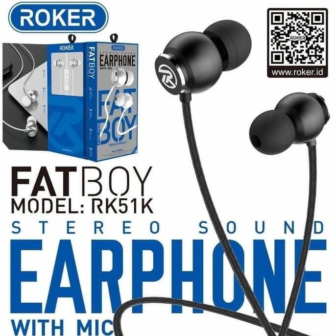 DB222 }} HEADSET/ HANDSFREE/ HF ROKER FAT BOY RK51K