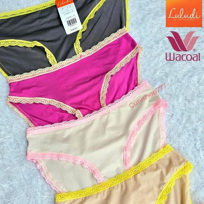 CELANA DALAM  MINI SEXY LULUDI by WACOAL PANTY WANITA RENDA LACE LLP 60106 K28B LLP60106 CD