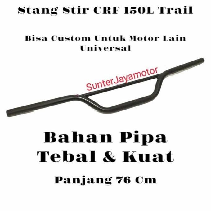 DR42>> Stang Motor,CRF 150L,Stang Motor Trail CRF,Bahan Tebal,Kuat, Universal