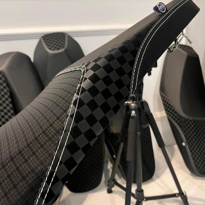 DF104 >> Variasi sarung kulit jok motor beat pop / karbu / fi  / esp / street deluxe gen1/2 bahan or