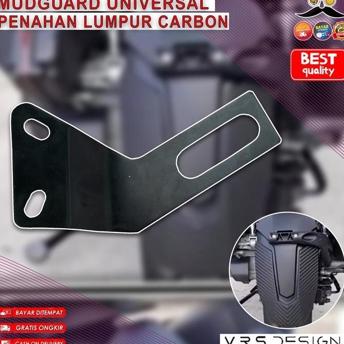 DV15 >> MUDGUARD UNIVERSAL SPAKBOR KOLONG BELAKANG MUD GUARD PENAHAN LUMPUR KARBON MUDGUARD ORIGINAL