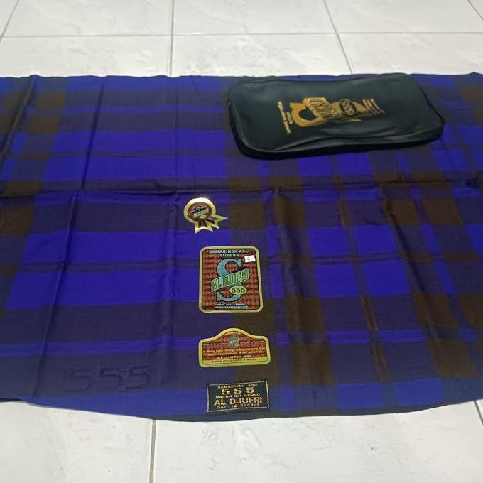 (Good) SARUNG SUTERA AL JUFRI MOTIF BHS JADUL KOTAK
