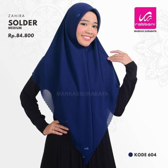 (Good) RABBANI - KERUDUNG SEGIEMPAT SOLDER UKURAN M / ZAHIRA SOLDER M