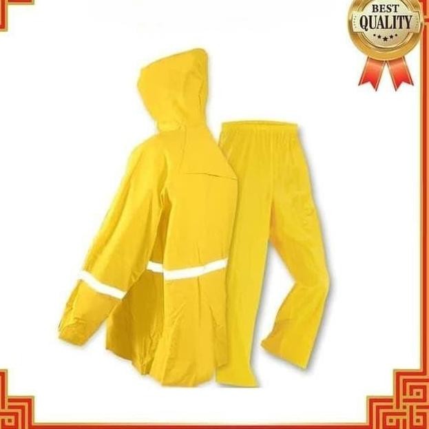 (Best) Stelan Jas hujan Proyek elmondo - jas hujan kuning - jas hujan proyek