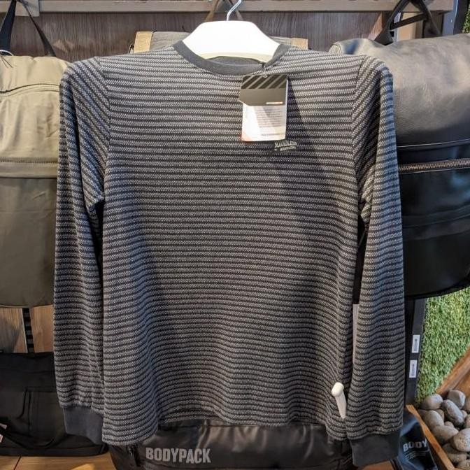 EIGER KAOS WANITA PANJANG FLEE GLEE TEE - BLACK PN