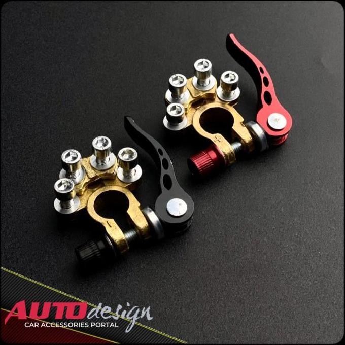 (Best) QUICK RELEASE KEPALA AKI MOBIL KUNINGAN