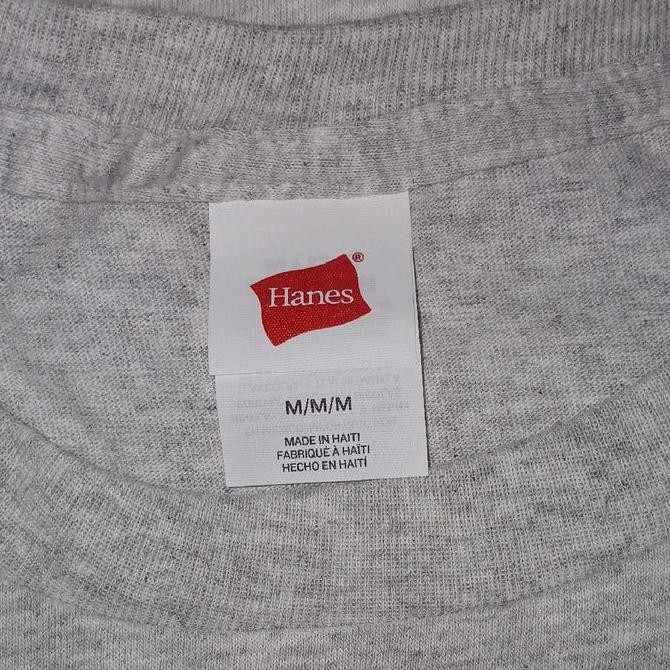 Kaos HANES Essential-T Comfortsoft Heavyweight Import Original USA Basic T-Shirt JS