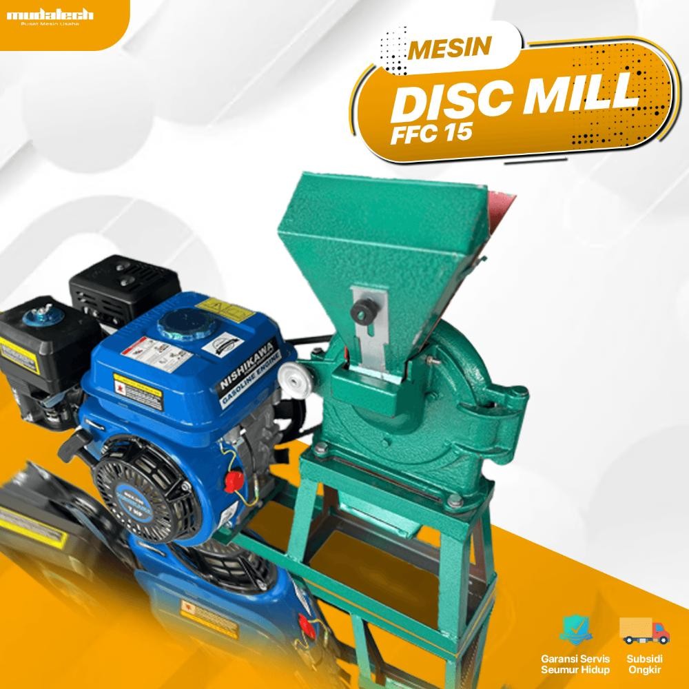 Mesin Giling Tepung FFC15 MAHKOTA / Disk mill Mesin Gilingan Penepung