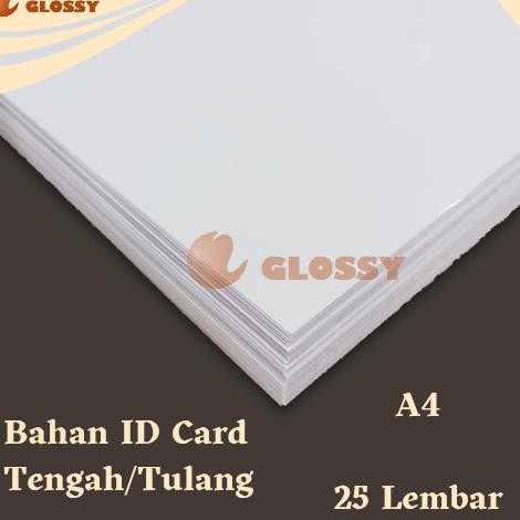 

BAHAN PVC ID CARD 25 lembar - PVC nya saja - Lembaran Keras/Tengah