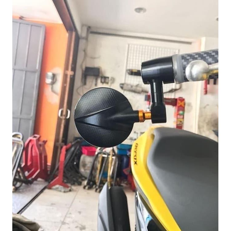 Original Spion Jalu Stang Bar End Model Rizoma Bulat Kawasaki Z800 New