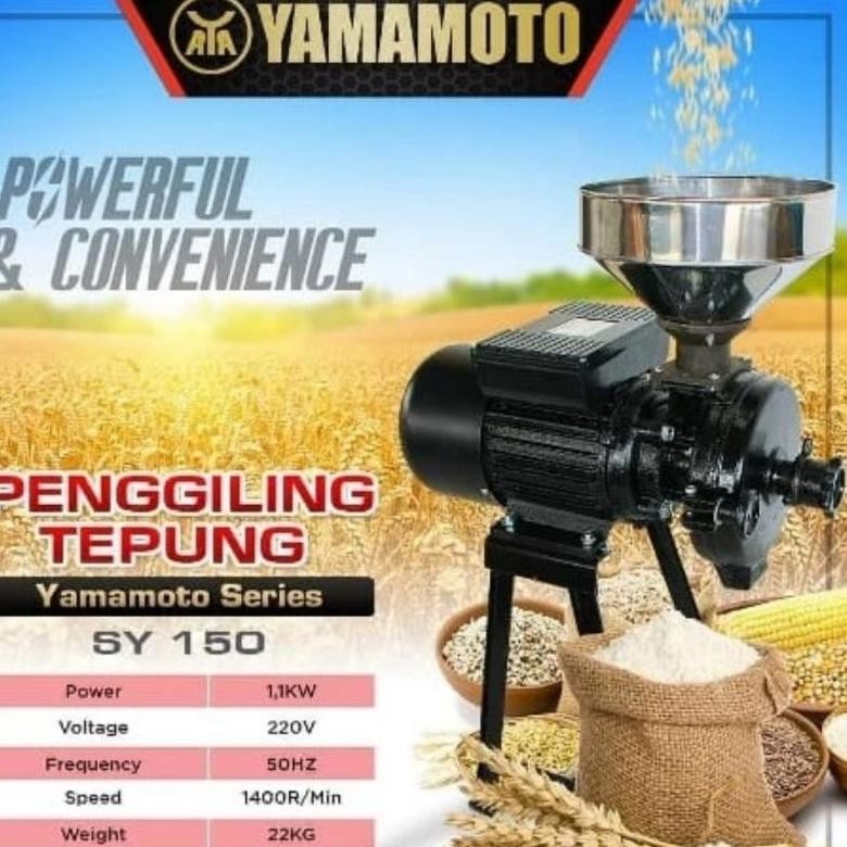 SY150 MESIN GILING KOPI BERAS TEPUNG COFFEE GRINDER YAMAMOTO SY 150