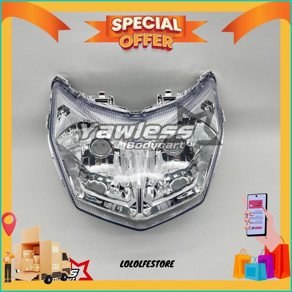 Batok Supra X 125 Fi / Batok Variasi Supra X 125 Fi / Reflektor Supra X 125 Fi Original Produk