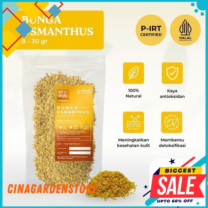 

TEH BUNGA OSMANTHUS / OSMANTHUS FLOWER TEA GRADE A / FLOWER TEA 8GR - 1KG BERKUALITAS TINGGI