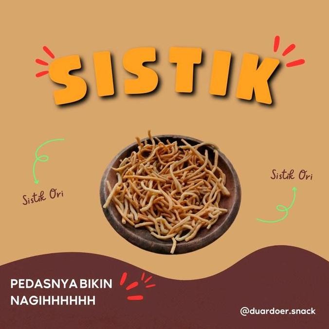 

New Stik Bawang DUAR DOER Cemilan Sistik Gurih Renyah Pedas Original 1 kg