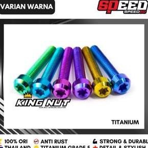 Probolt Titanium Baut Cover Underbone TYGA Kawasaki Ninja S SS R RR Grade 5 King Nut Original