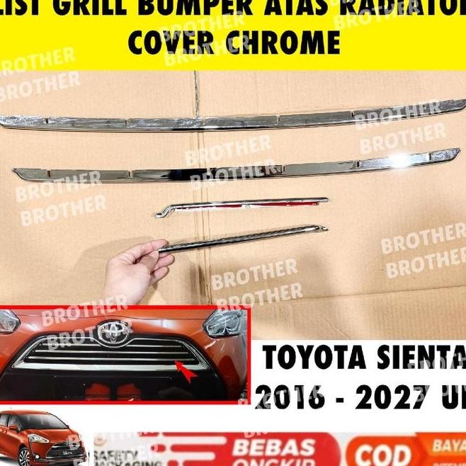 HALITAUTRENDS LIST GRILL BUMPER DEPAN RADIATOR ATAS SIENTA 2016 2018 2020 2024 2025 2026 2027 COVER 
