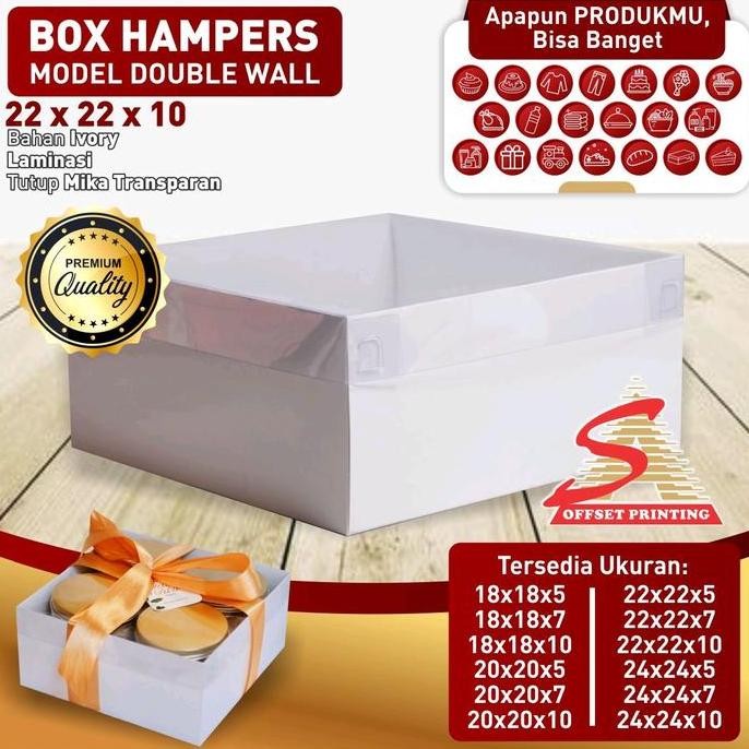 Box Hampers 22x22x10 / box pudding SRA