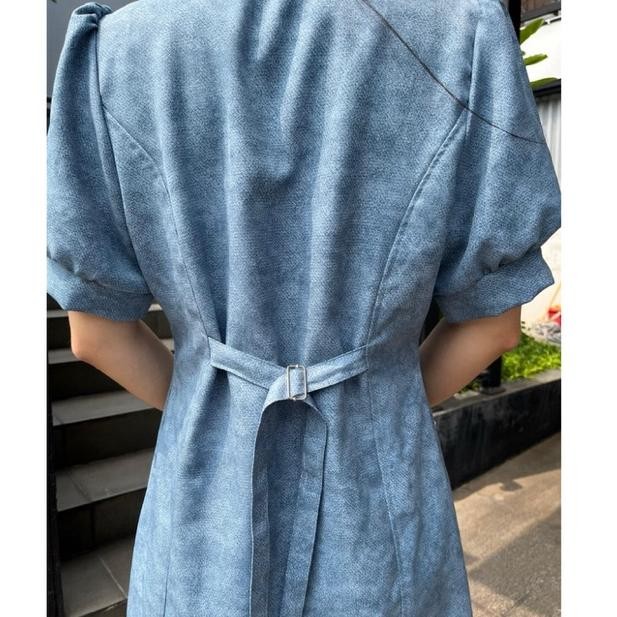 Navertine - Gretha Dress by Navertine - Dress Korea - Dress Casual - Dress Kantor