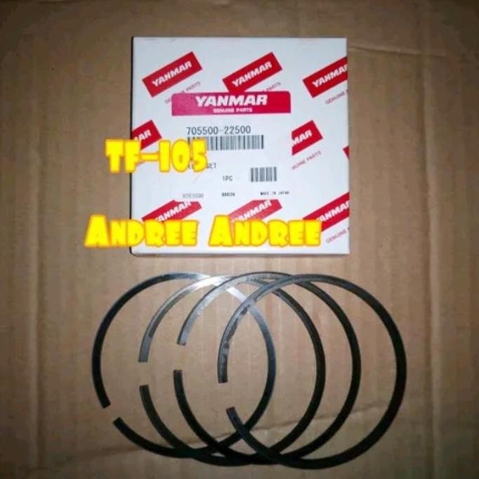 Produk Terbaik] Ring Piston Ring Seher mesin Yanmar TF105 TF-105 TF 105 - Original