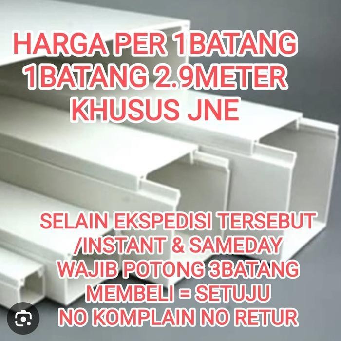 TERLARIS kabel duct cable/protektor/wiring duct 75x50/75x75/100x50/100x100