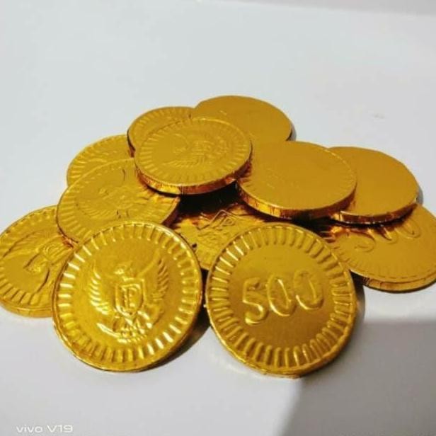 (Good) Coklat Koin Emas Dollar isi 200pcs
