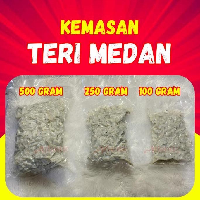 

New Ikan Asin Teri Medan / Teri Toge Kemasan Vakum 100-500 Gram