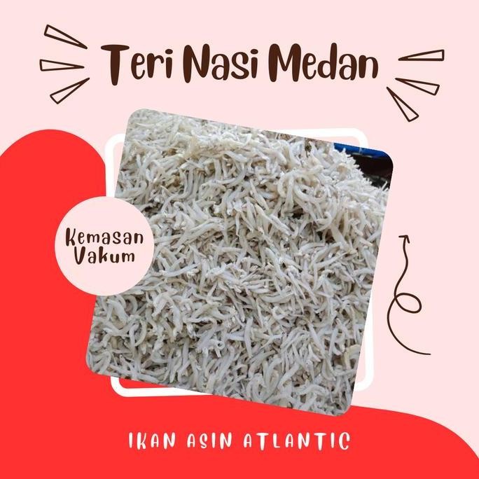 

New Ikan Asin Teri Medan / Teri Toge Kemasan Vakum 100-500 Gram