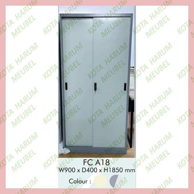 Lemari Arsip Kantor Besi Pintu Sliding Geser Fc A18 Fca 18 Fc-A18