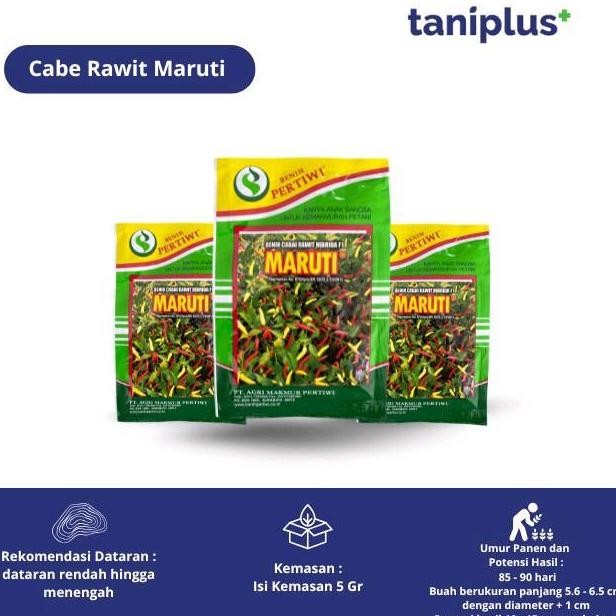 Cabe Rawit Maruti 5 Gr - Benih Hortikultura