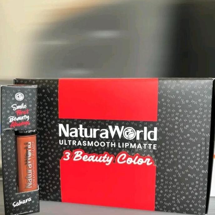 Naturaworld Lipmate Ultra Smooth Varian Sahara Lipmatte Lasting Original