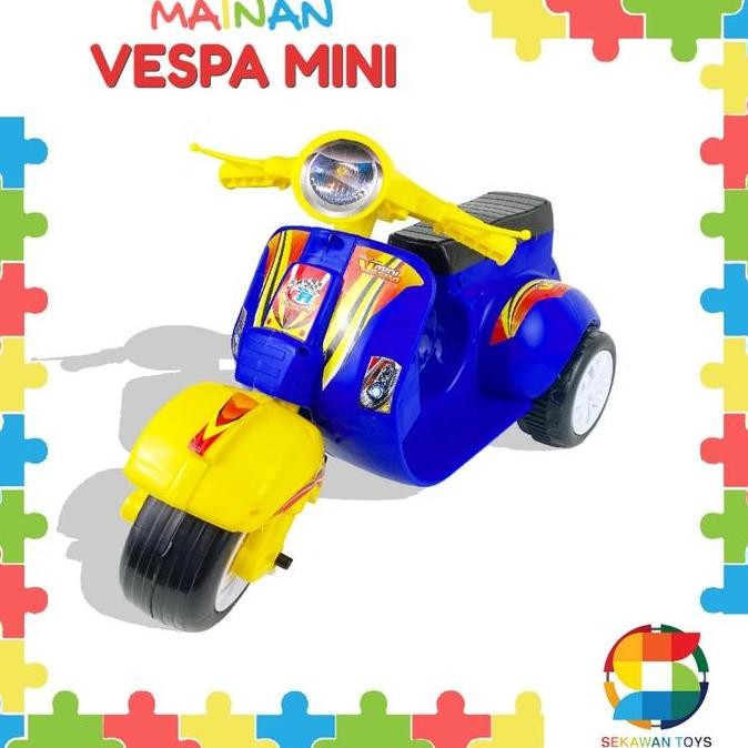 Mainan Anak Mini Vespa Dorong , Mainan Motor Motoran ( Skw.Fd301 ) Jsp / Mainan Vespa Anak Vespa Min