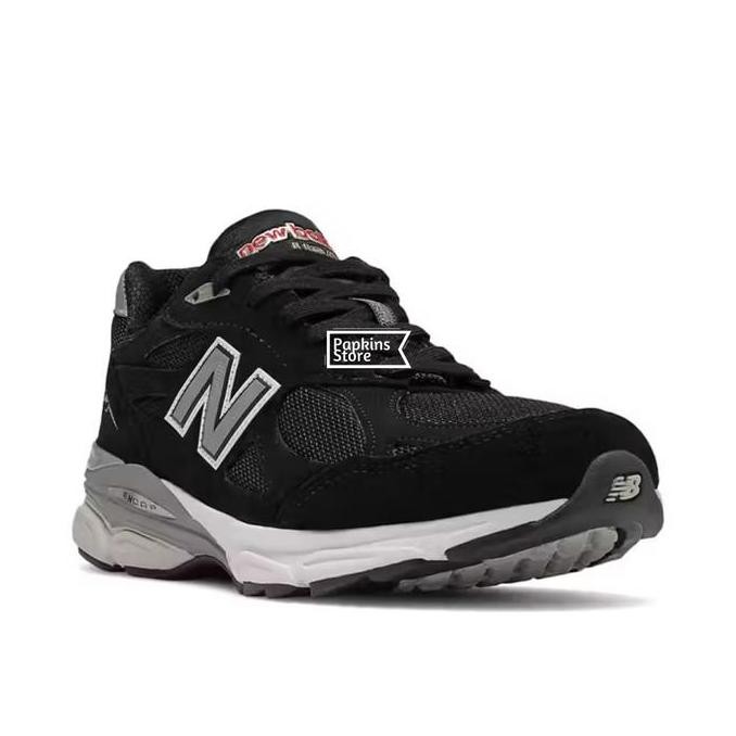 New  sepatu new balance 990 v3 black white original bnib / sneakers pria