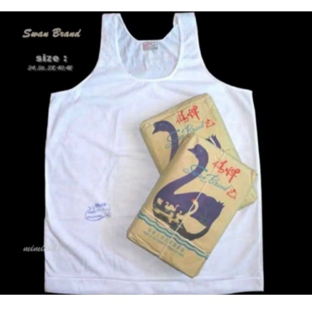 Singlet Pria / Singlet Dalaman Pria / Kaos Swan Dalam Angsa / Kaos Singlet Pria / Singlet Angsa Mura