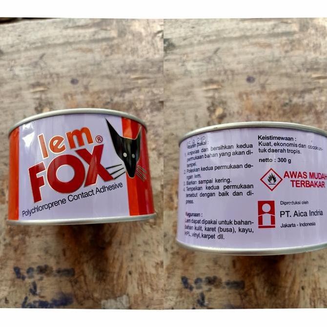 

Lem Kuning Fox Kaleng 300 Gram Aibon Super Glue